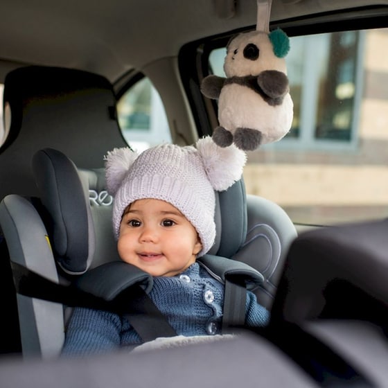 Tommee Tippee Λούτρινο Βρεφικό Κρεμαστό Παιχνίδι Mini Pip Panda Travel image 6