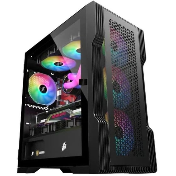 Desktop Vengeance Prime-v3 (Ryzen-5-4500/16GB/512GB SSD/RX 550/FreeDOS Gaming PC) image 0