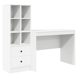 Γραφείο VidaXL 145,5x50x127 cm - Λευκό (2 τεμ.)
