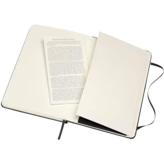 Σημειωματάριο Moleskine Ριγέ Medium Μαύρο (1 Τεμάχιο) image 1