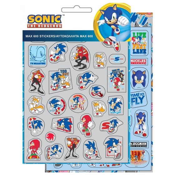 Αυτοκόλλητα Gim Sonic Max (600 Τεμάχια) image 0