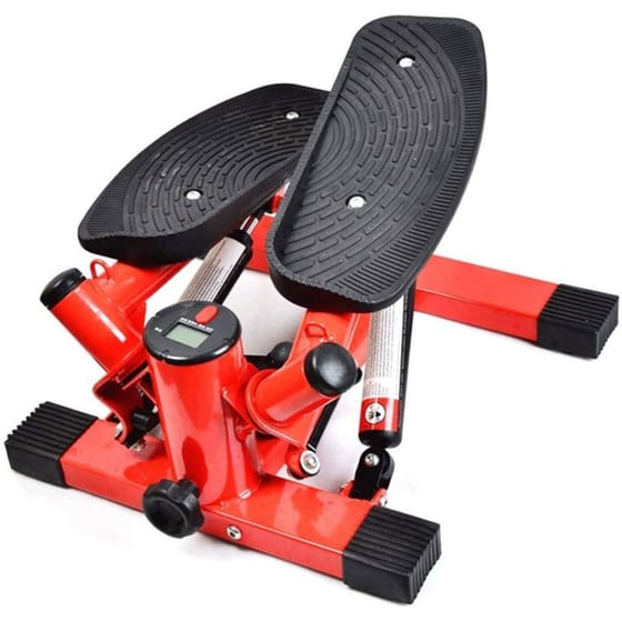 Mini Stepper Viking Twister 104134 Με Λάστιχα - Μαύρο/Κόκκινο image 4