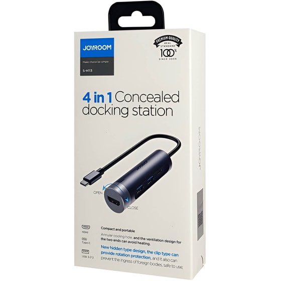 Docking Station Joyroom S-H113-DG 4-Port USB 3.0 συμβατό με USB-C image 6