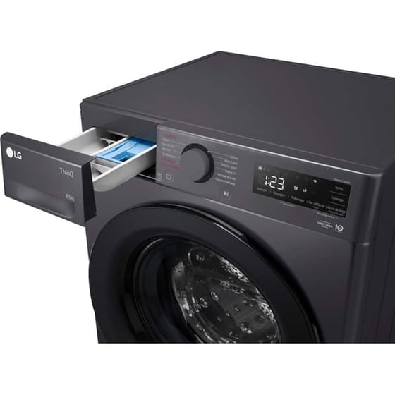 LG F2WV308S6AB Slim με Direct Drive Μοτέρ 8.5 kg 1.200 Στροφές Ανθρακί Πλυντήριο Ρούχων image 6