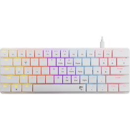 White Shark Nagamaki Ενσύρματο Gaming Πληκτρολόγιο με Red διακόπτες - White (US)