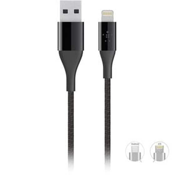 Καλώδιο δεδομένων Oem A26 2in1 Usb to MicroUsb,Lightning 1m - Black image 0