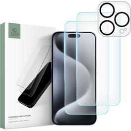 Προστατευτικό οθόνης & καμερών Apple iPhone 15 Pro - Tech-Protect Supreme Set 0.3mm 9H