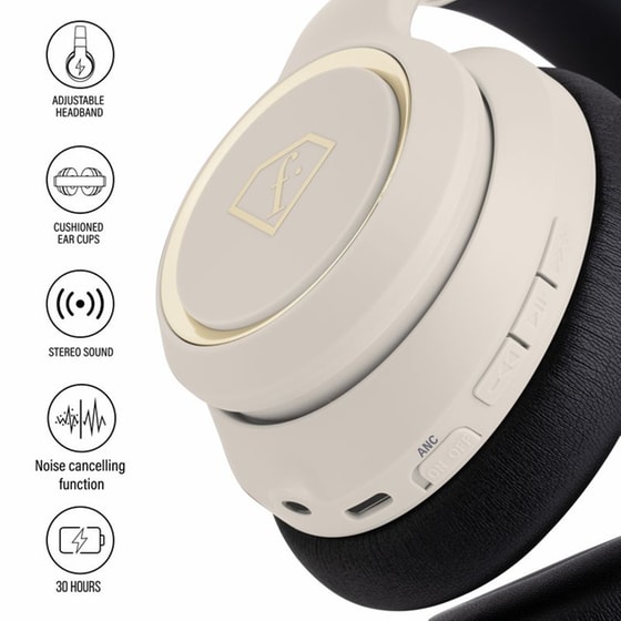 Ασύρματα Ακουστικά Κεφαλής  BERLINGER HAUS FTV-0017 - Cream image 1