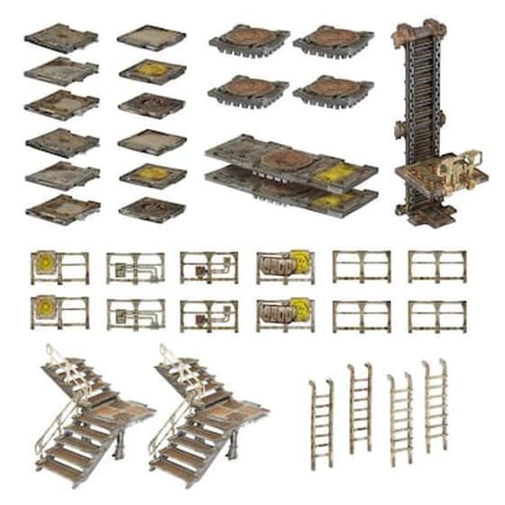 Zone Mortalis Platforms And Stairs Επιτραπέζιο (Games Workshop) image 0