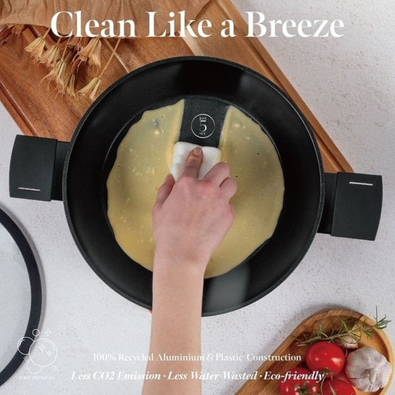 Κατσαρόλα BERLINGER HAUS BH8189 28 cm Μαύρο image 3