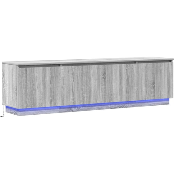 Έπιπλο Τηλεόρασης VidaXL με LED 180 x 38 x 49 cm - Γκρι Sonoma image 0
