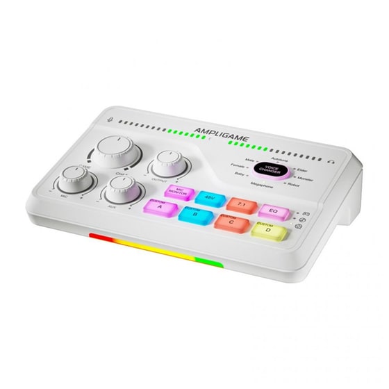 Gaming Μίξερ Ήχου Fifine SC8W - Λευκό image 2