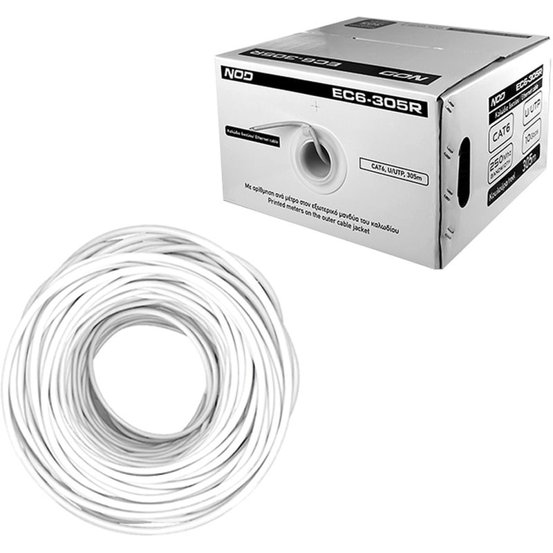 Καλώδιο δικτύου CAT6 U/UTP 305m