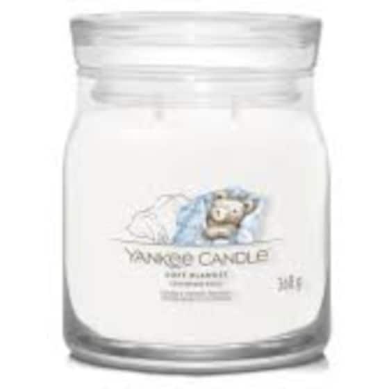 Κερί Yankee Candle Signature Medium Jar Soft Blanket image 0