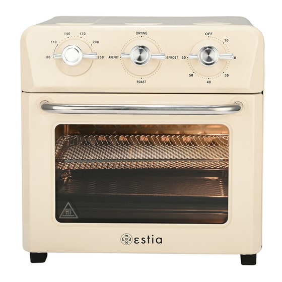 ESTIA 06-23706 EPOQUE με Πόρτα 1400 W 12 L Ivory Φριτέζα Αέρος-Φουρνάκι image 0