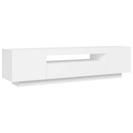 Έπιπλο Τηλεόρασης VidaXL από Μοριοσανίδα 160x35x40cm - Λευκό image 5