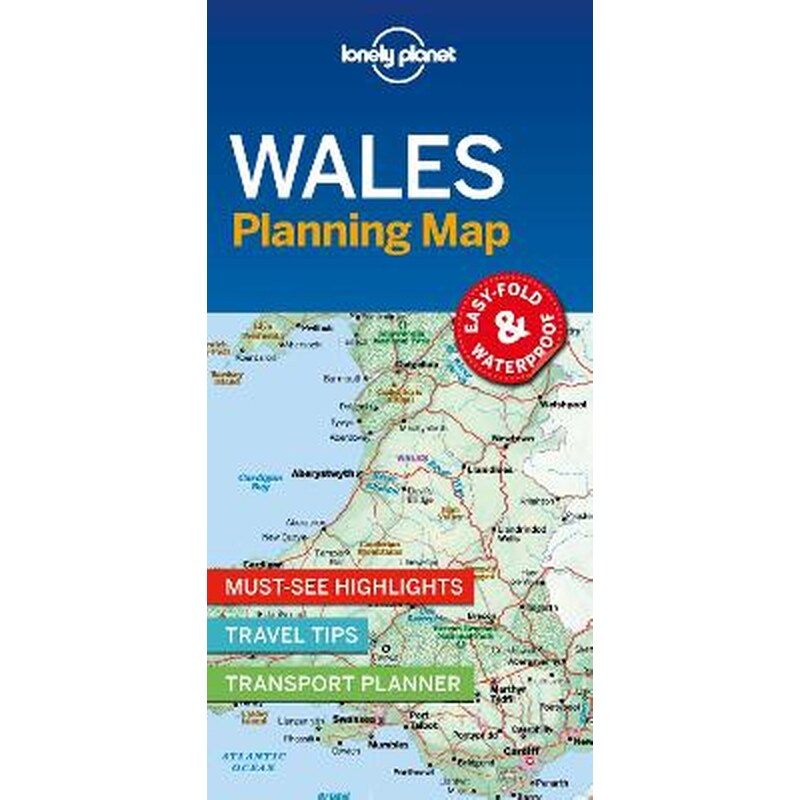 Lonely Planet Wales Planning Map