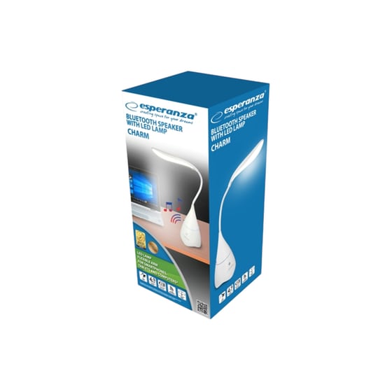 Φωτιστικό Γραφείου Esperanza Ep151w με Bluetooth 3W - Λευκό image 1