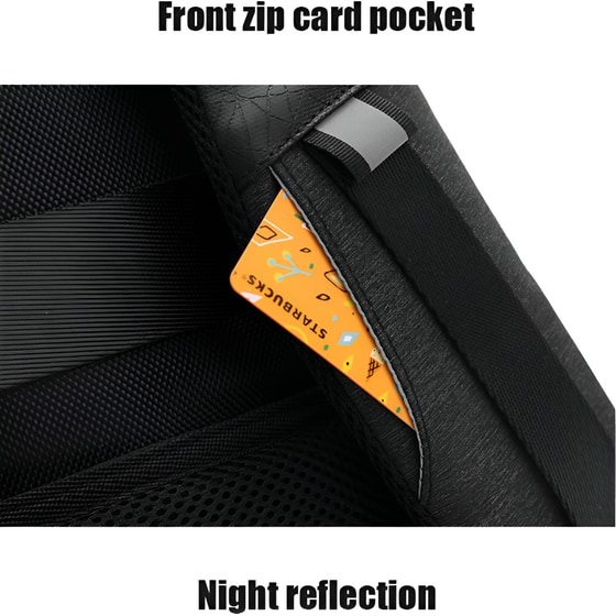 Τσάντα Laptop Arctic Hunter B00218L 15.6" Αδιάβροχη - Μαύρο image 3