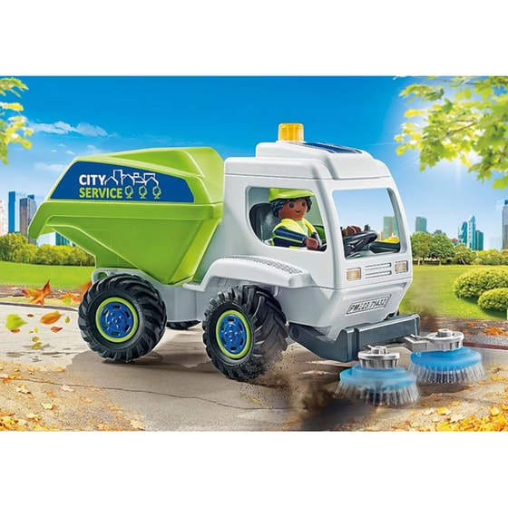 PLAYMOBIL® City Action Όχημα Καθαρισμού Δρόμων (71432) image 2
