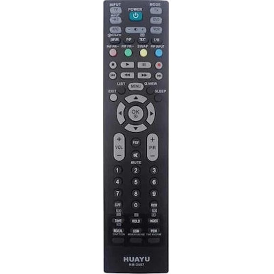Τηλεχειριστήριο Τηλεόρασης Huayu RM-D657 για Lg - Μαύρο image 0