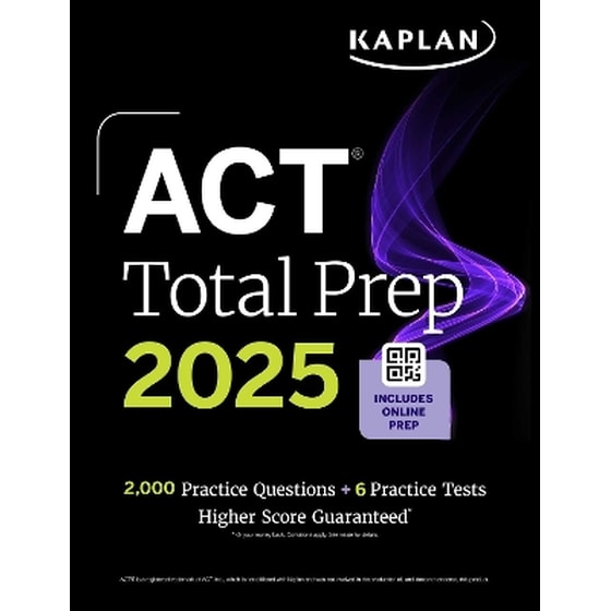 ACT Total Prep 2025: Includes 2,000+ Practice Questions + 6 Practice Tests image 0