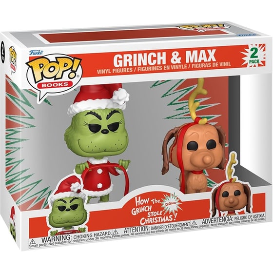 Φιγούρες Funko Pop! How The Grinch Stole Christmas - Grinch And Max 2-pack image 2