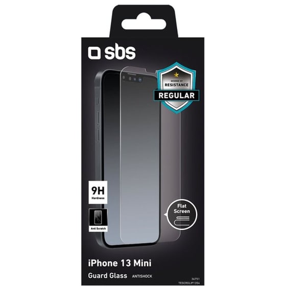 Προστατευτικό οθόνης Apple iPhone 13 Mini - SBS Glass Screen Protector 9H image 1