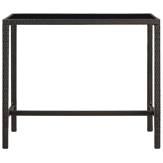 Vidaxl Σετ Επίπλων Μπαρ Κήπου 9 Τεμ. Καφέ Συνθετικό Ρατάν Με Μαξιλάρια image 3