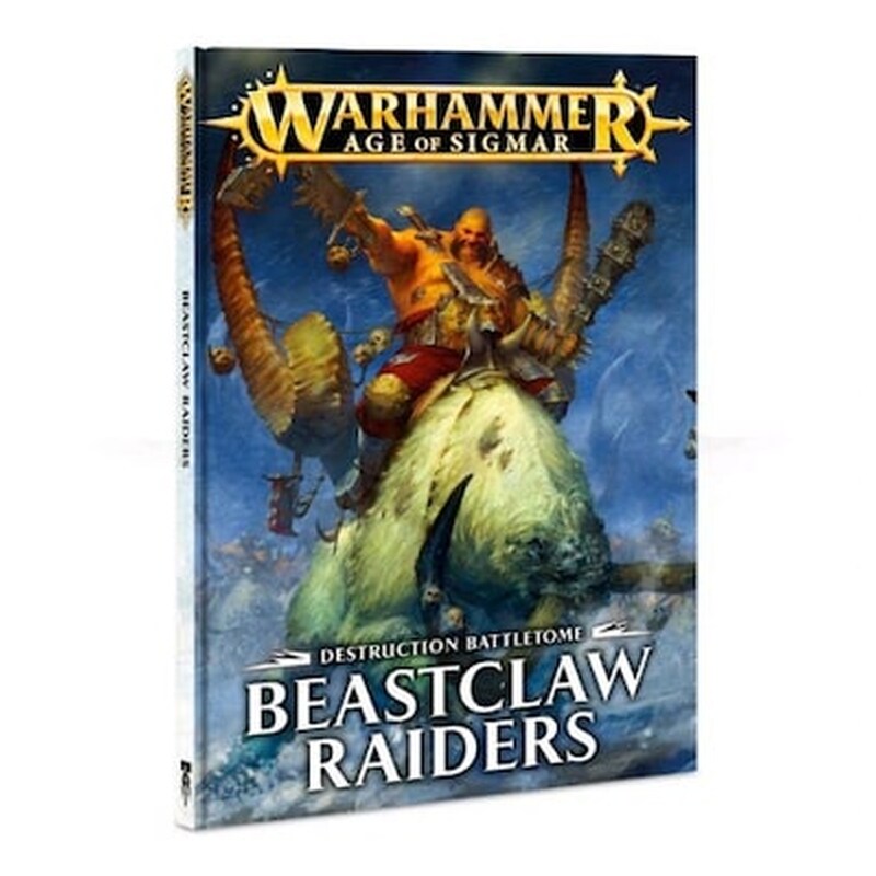 Warhammer Age Of Sigmar Battletome: Beastclaw Raiders (hardback)