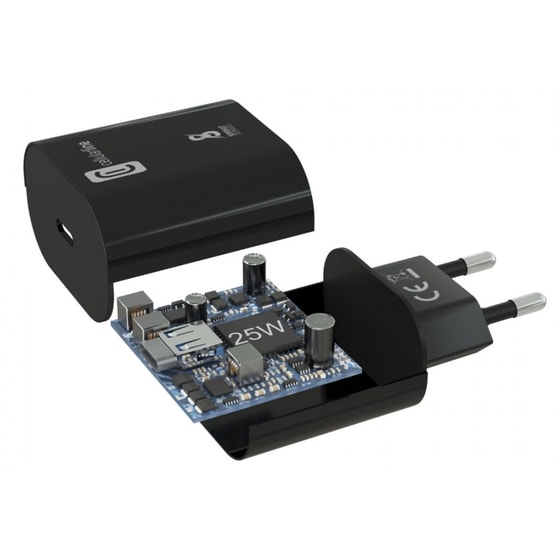 Φορτιστής Πρίζας Cellular Line Usb-C 25W - Black image 2