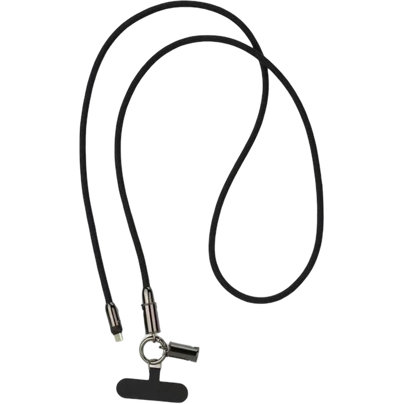 Καλώδιο-Λουράκι Tune Lanyard Cable USB-C σε USB-C 1.2m - Black TUNE