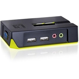 KVM SWITCH LEVEL ONE 2PORT USB AUDIO