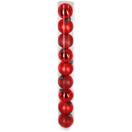 Σετ Χριστουγεννιάτικα Στολίδια Spitishop A-s Red 144820rg Πλαστικό 9 Τμχ - Μπάλα