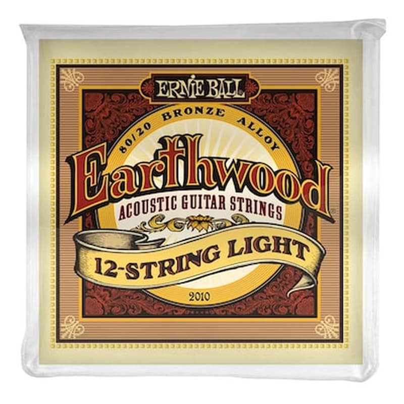 ERNIE BALL Σετ 12 Χορδές Ακουστικής Κιθάρας Ernie Ball Earthwood 80/20 Bronze Light 009-046