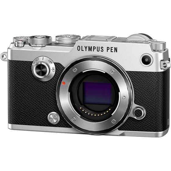 Mirrorless Camera Olympus Pen F & EW-M 17mm f/1.8 - Ασημί image 1