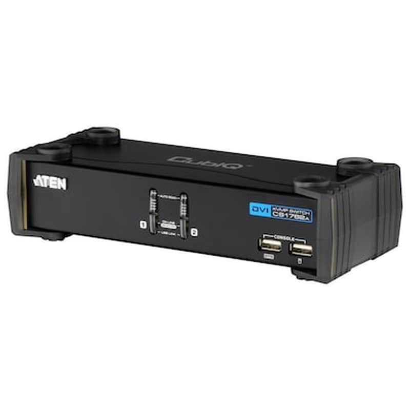 ATEN Aten CubiQ CS1762A KVM Switch 2-Port USB DVI with Audio Support