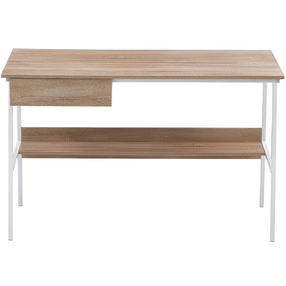 Γραφείο Μελέτης Liberta One Step Up από Μελαμίνη 120x60cm - Sonoma/Λευκό image 2