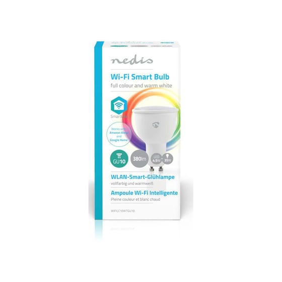 Έξυπνη Λάμπα LED Nedis Wi-Fi Smart Bulb GU10 - RGBW image 3