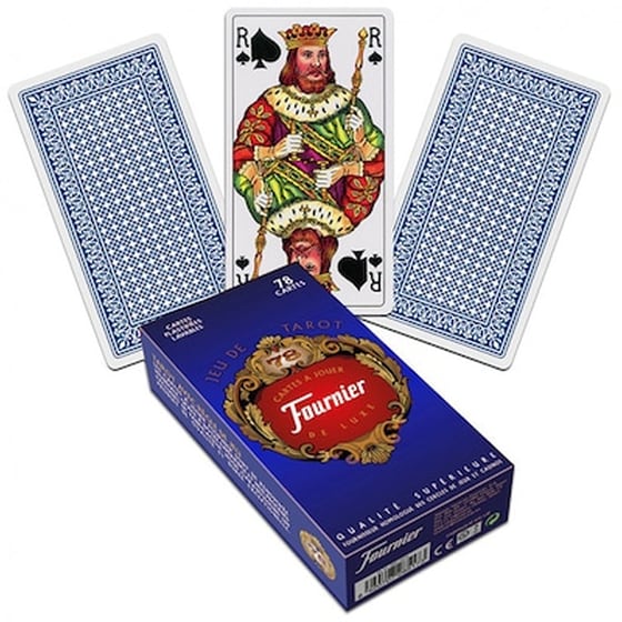 Fournier French Tarot Deck (blue) - Τράπουλα Ταρώ image 0