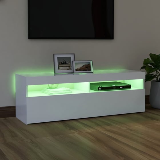 Έπιπλο Τηλεόρασης  VidaXL από Μοριοσανίδα  120x35x40cm - Λευκό image 8