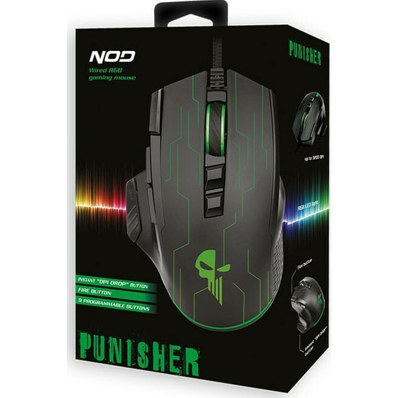 Gaming Ποντίκι NOD Punisher Ενσύρματο - Μαύρο image 5