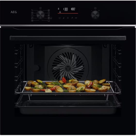 AEG TS6PB531AB 6000 SenseCook 71 Lt Μαύρο Εντοιχιζόμενος Φούρνος Άνω Πάγκου image 0
