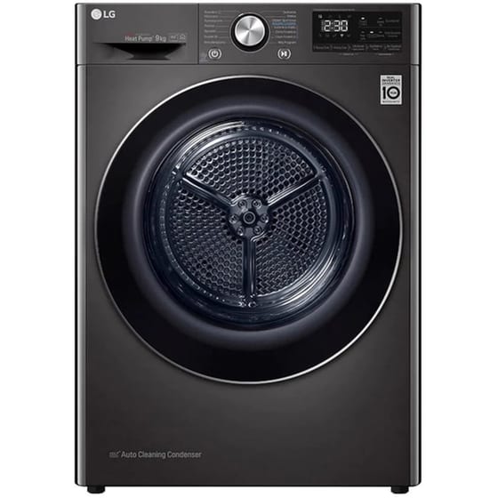 LG RC90V9JV2W 9 kg με Αντλία Θερμότητας Ανθρακί Στεγνωτήριο Ρούχων image 0