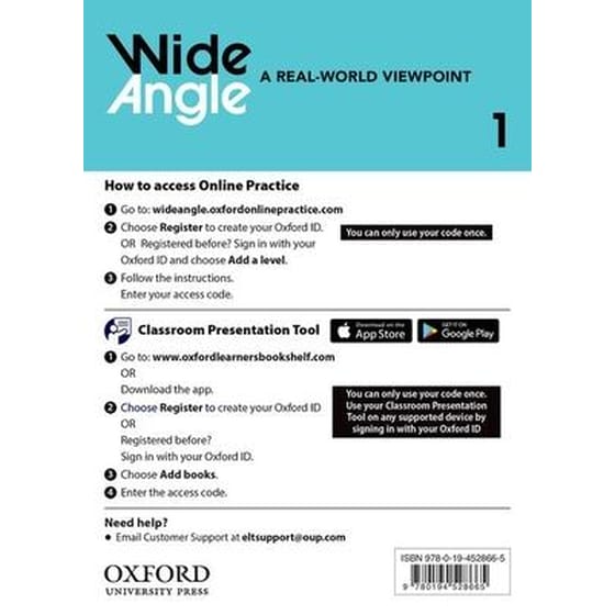 Wide Angle: Level 1: Teacher's Access Card image 0
