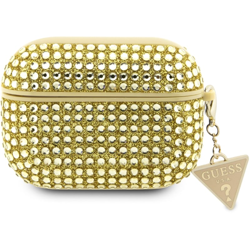 GUESS Θήκη Guess για Apple Airpods Pro Triangle Charm GUAPHDGTPD - Χρυσό