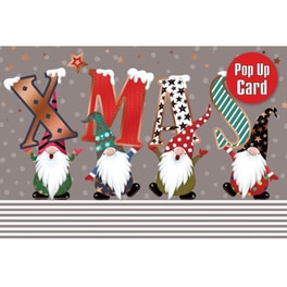 Ευχετήρια Κάρτα 12 Εποχές Xmas Pop Up Gong