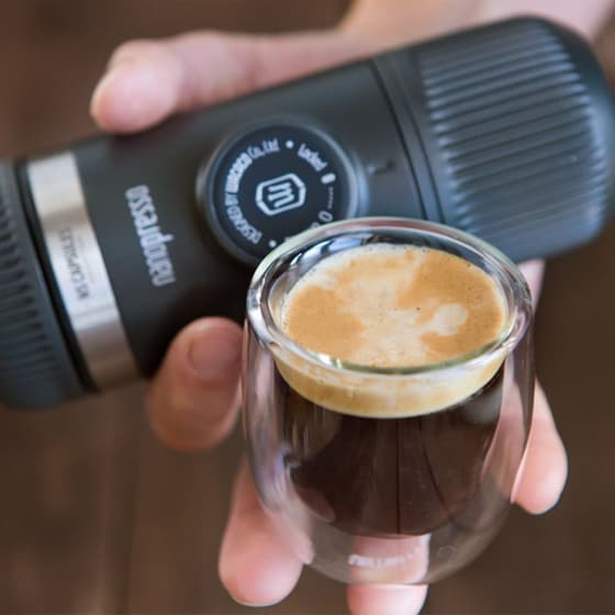 WACACO Nanopresso 18bar Mηχανή Espresso Χειρός Γκρι image 2