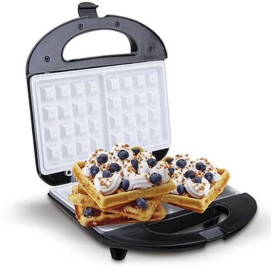 CAMRY Waffle Maker CR 3019 1000 W 2 Θέσεων Ασημί Βαφλιέρα image 2