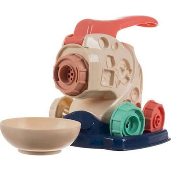 Σετ Πλαστελίνες Kruzzel Μηχανή Ζυμαρικών με 10 Βαζάκια και Εργαλεία image 2